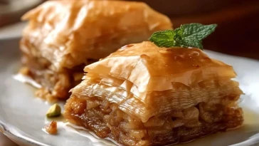 Baklava Aux Pommes Avec Sirop DÉrable