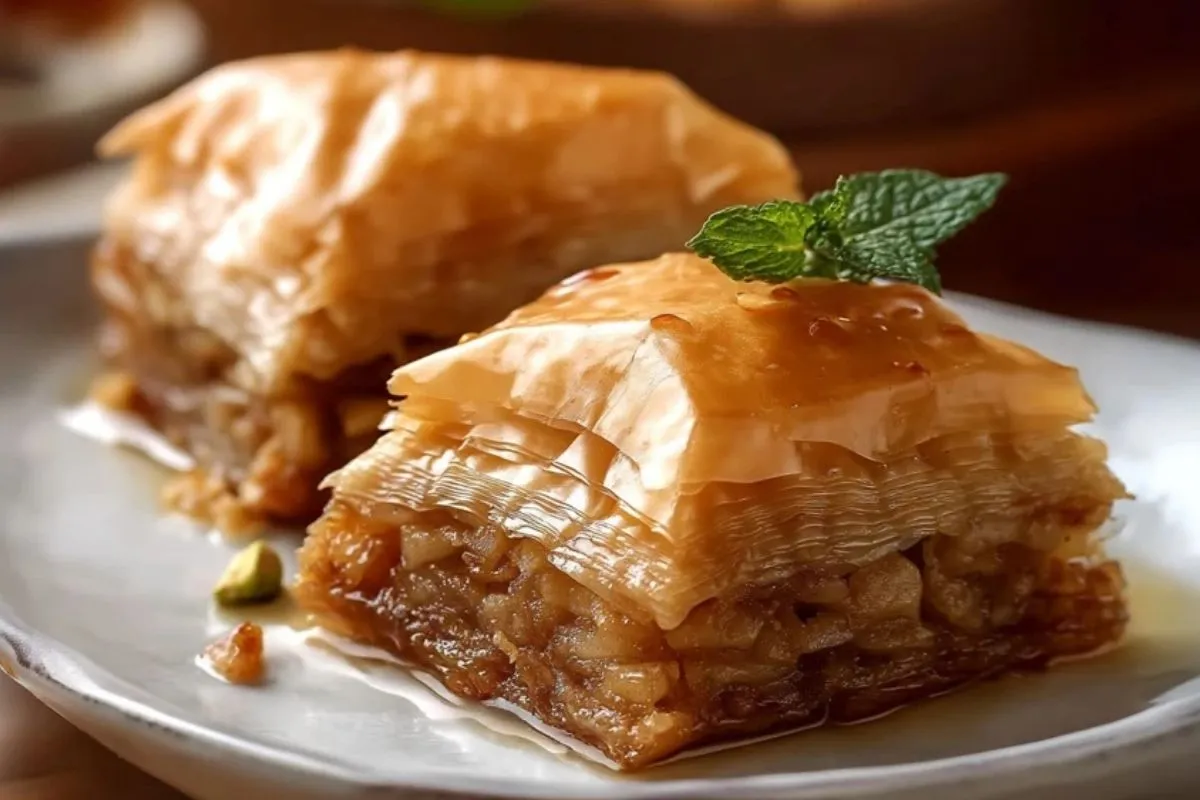 Baklava Aux Pommes Avec Sirop DÉrable