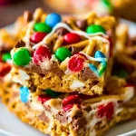 Barres de biscuits aux spaghetti elfes