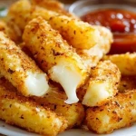 Bâtonnets de pommes de terre au fromage