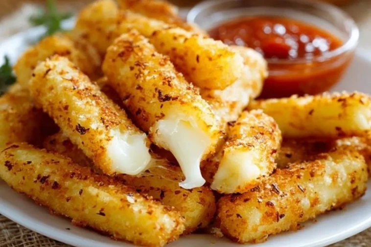 Bâtonnets de pommes de terre au fromage