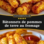 Bâtonnets de pommes de terre au fromage - Pin 1