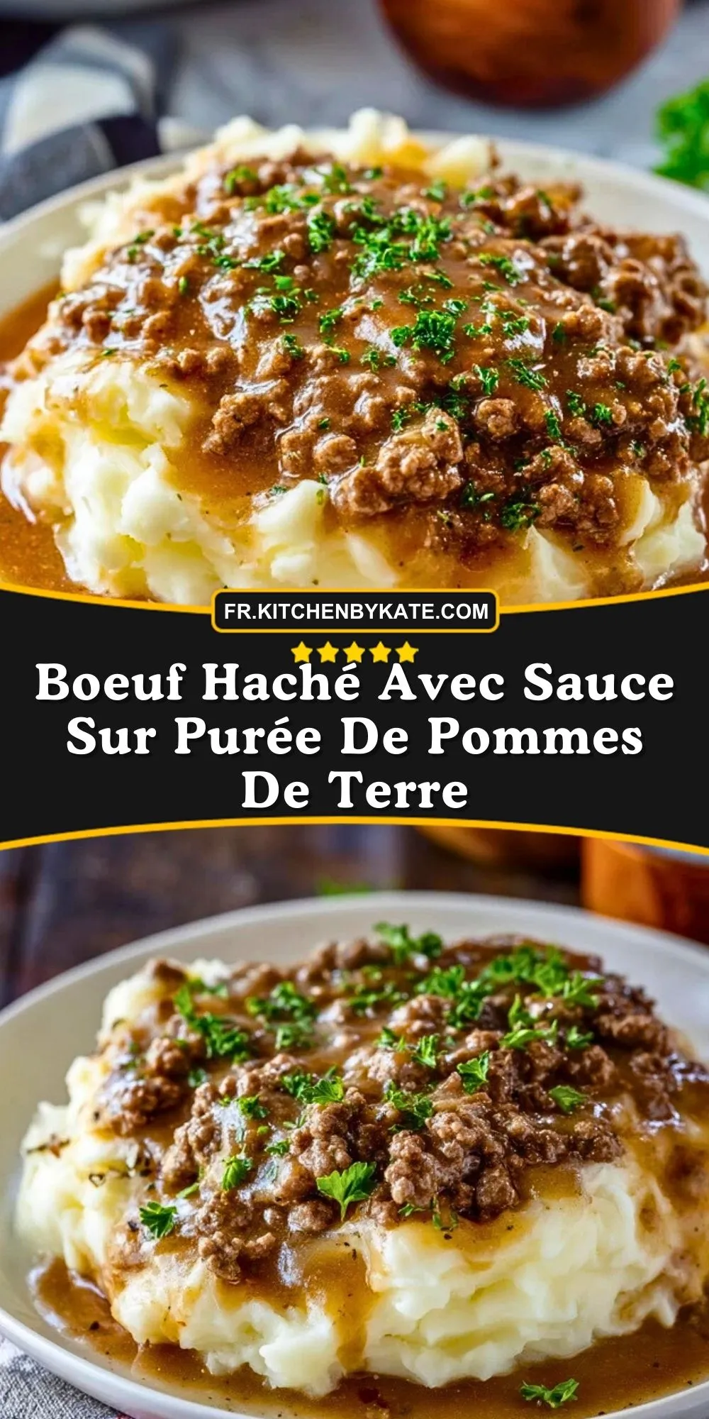 Boeuf Haché Avec Sauce Sur Purée De Pommes De Terre (2)