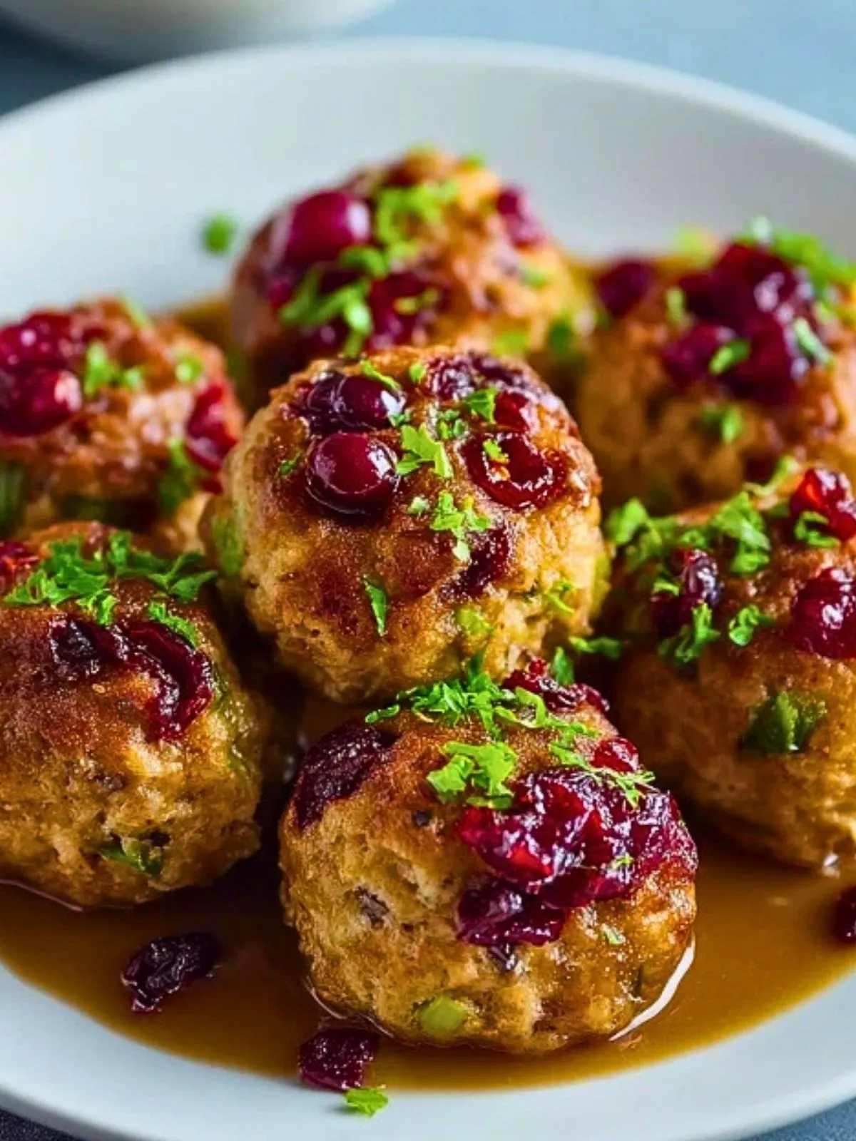 Boulettes De Farce Aux Canneberges Et Dinde (1)