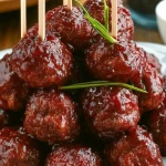 Boulettes de viande à la gelée de raisin