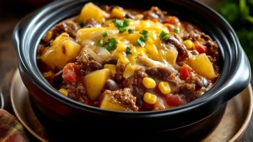 Casserole de Cowboy à la Mijoteuse