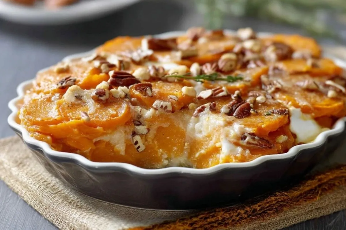 Casserole De Patates Douces Du Sud Riche