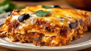 Casserole DEnchiladas Au Bœuf