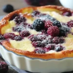 Clafoutis aux mûres facile maison