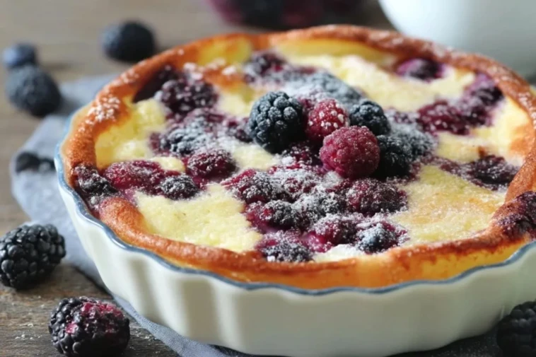 Clafoutis aux mûres facile maison