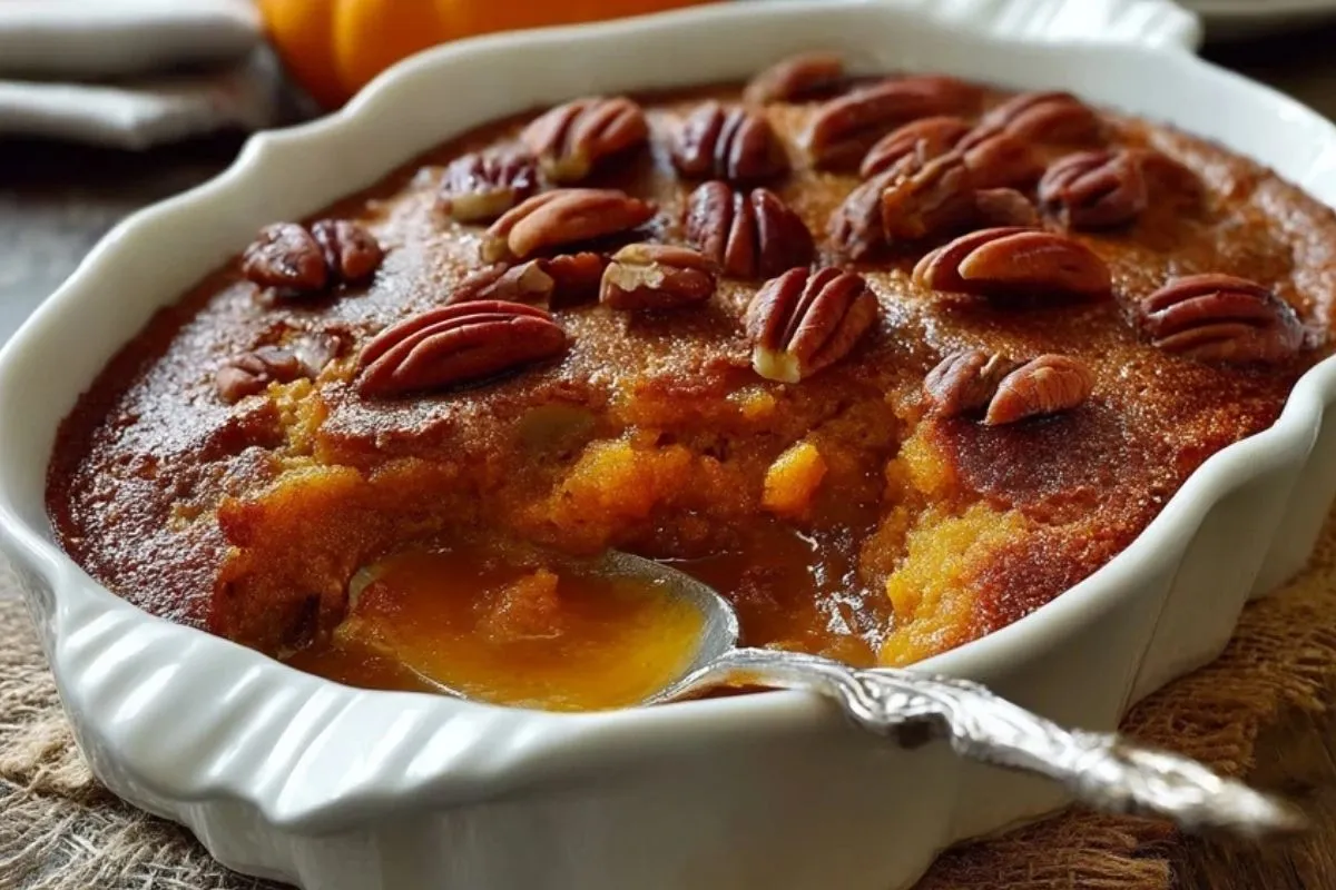 Cobbler à la Citrouille et aux Noix de Pécan