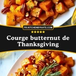 Courge butternut de Thanksgiving- Pin 1