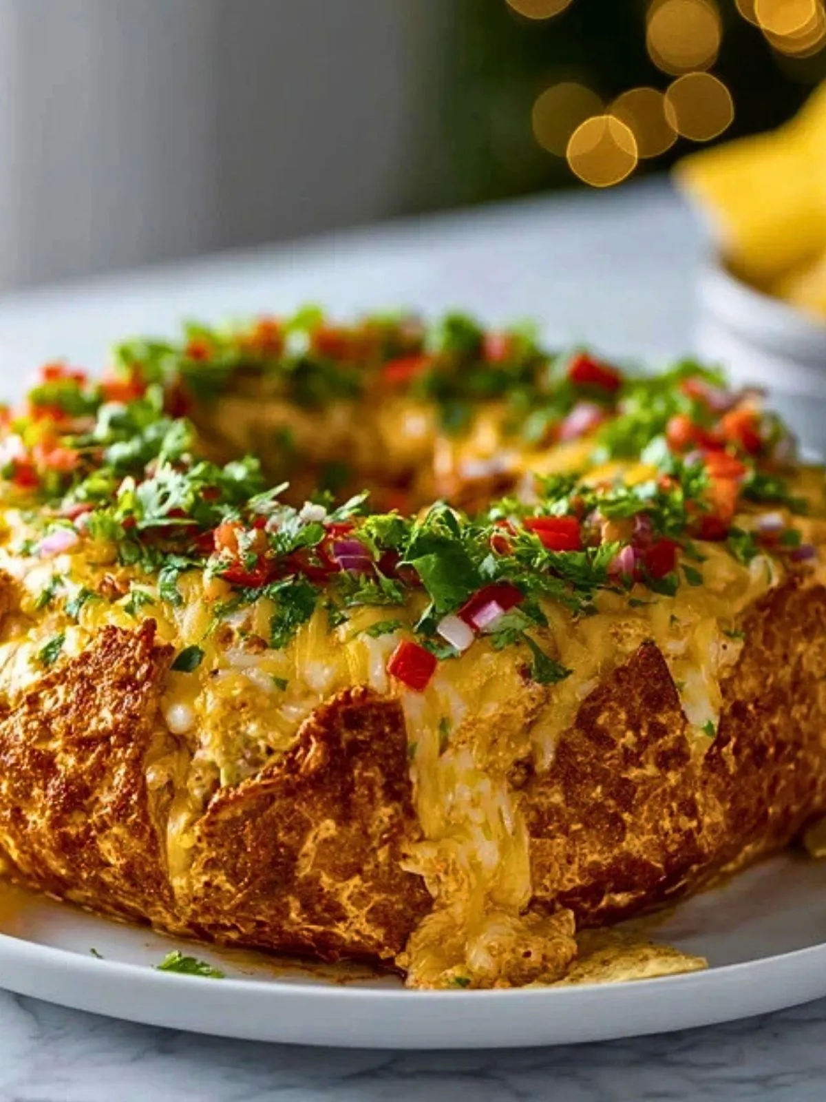 Couronne de Fromage de Taco de Noël (1)
