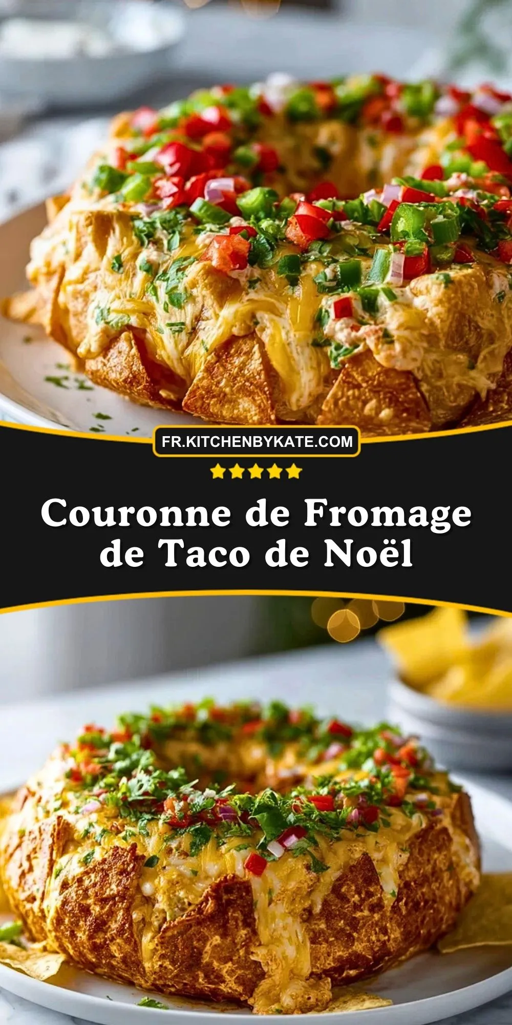 Couronne de Fromage de Taco de Noël (2)