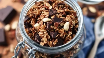 Granola au chocolat fait maison