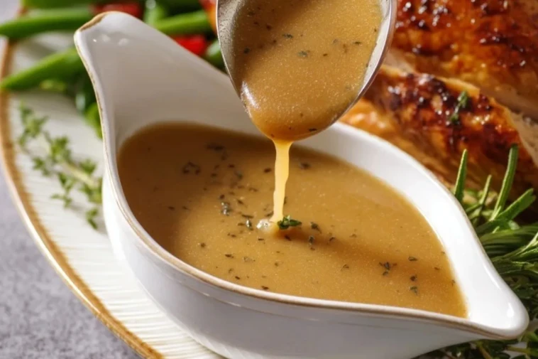 La meilleure sauce gravy au dinde