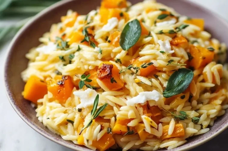 Orzo à la Courge Butternut et à la Sauge