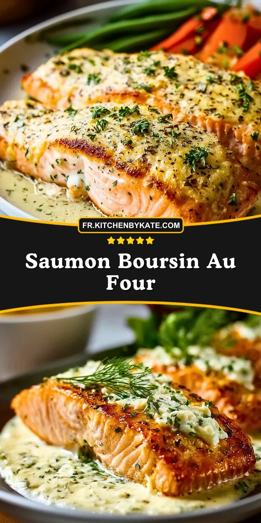 Saumon Boursin Au Four (2)
