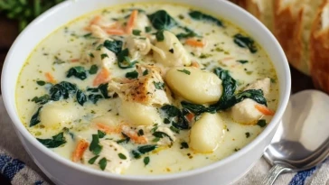Soupe De Gnocchis Au Poulet