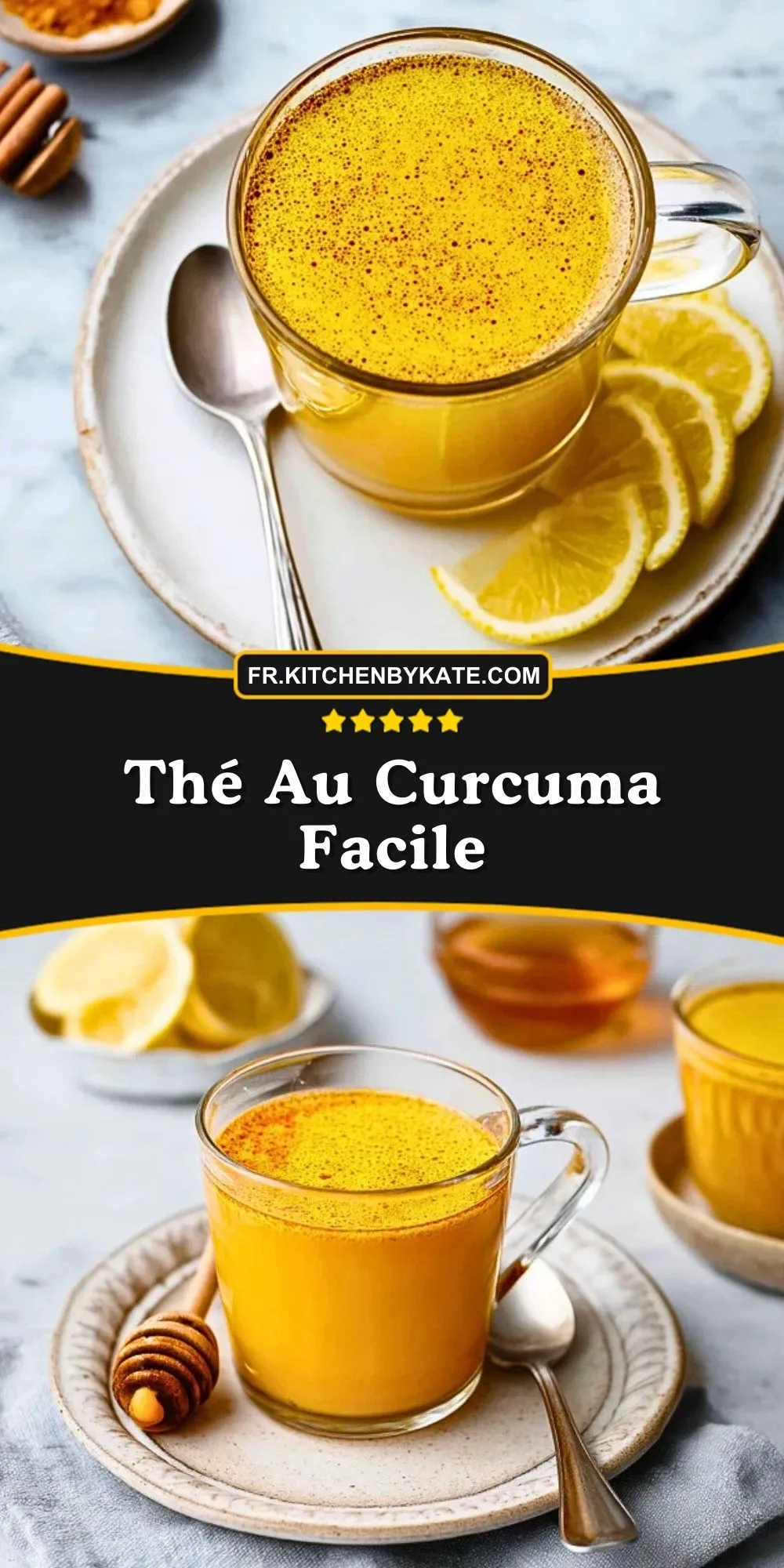 Thé Au Curcuma Facile - Pin 1