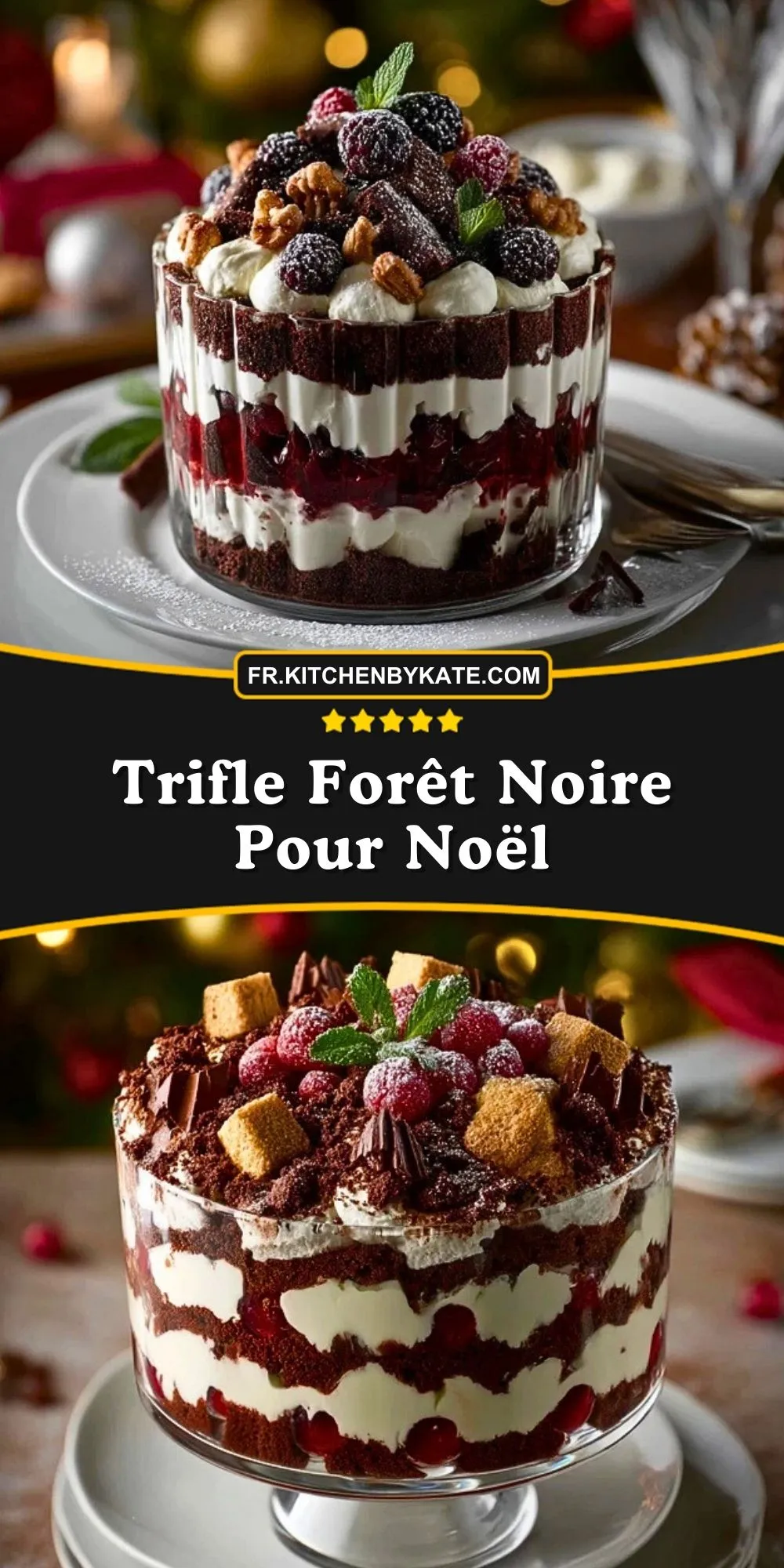 Trifle Forêt Noire Pour Noël (2)