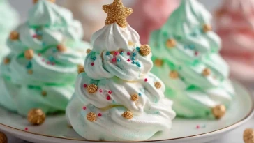 Arbres En Meringue Festifs