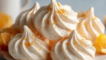 Biscuits à la Meringue à lOrange