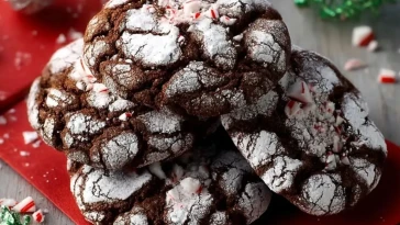 Biscuits Chocolat Menthe Poivrée Craquelés