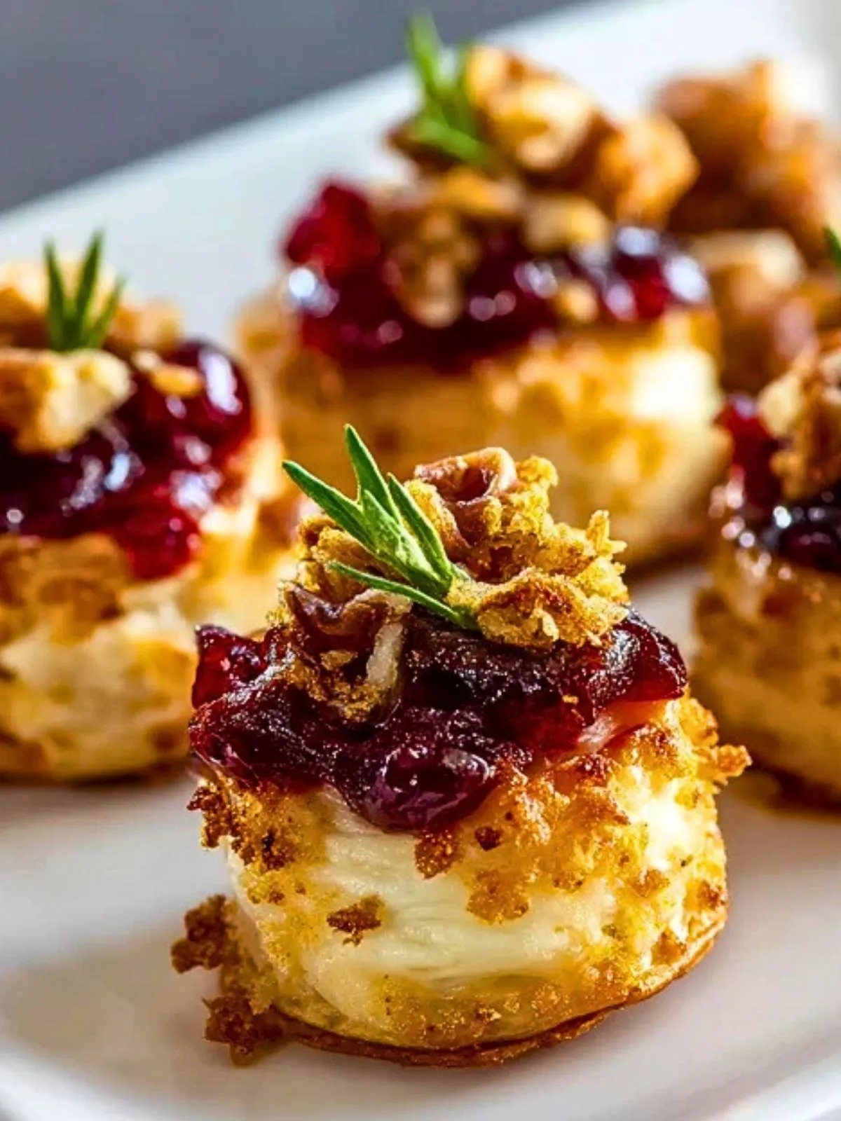 Bouchées De Brie Aux Canneberges Et Noix (1)