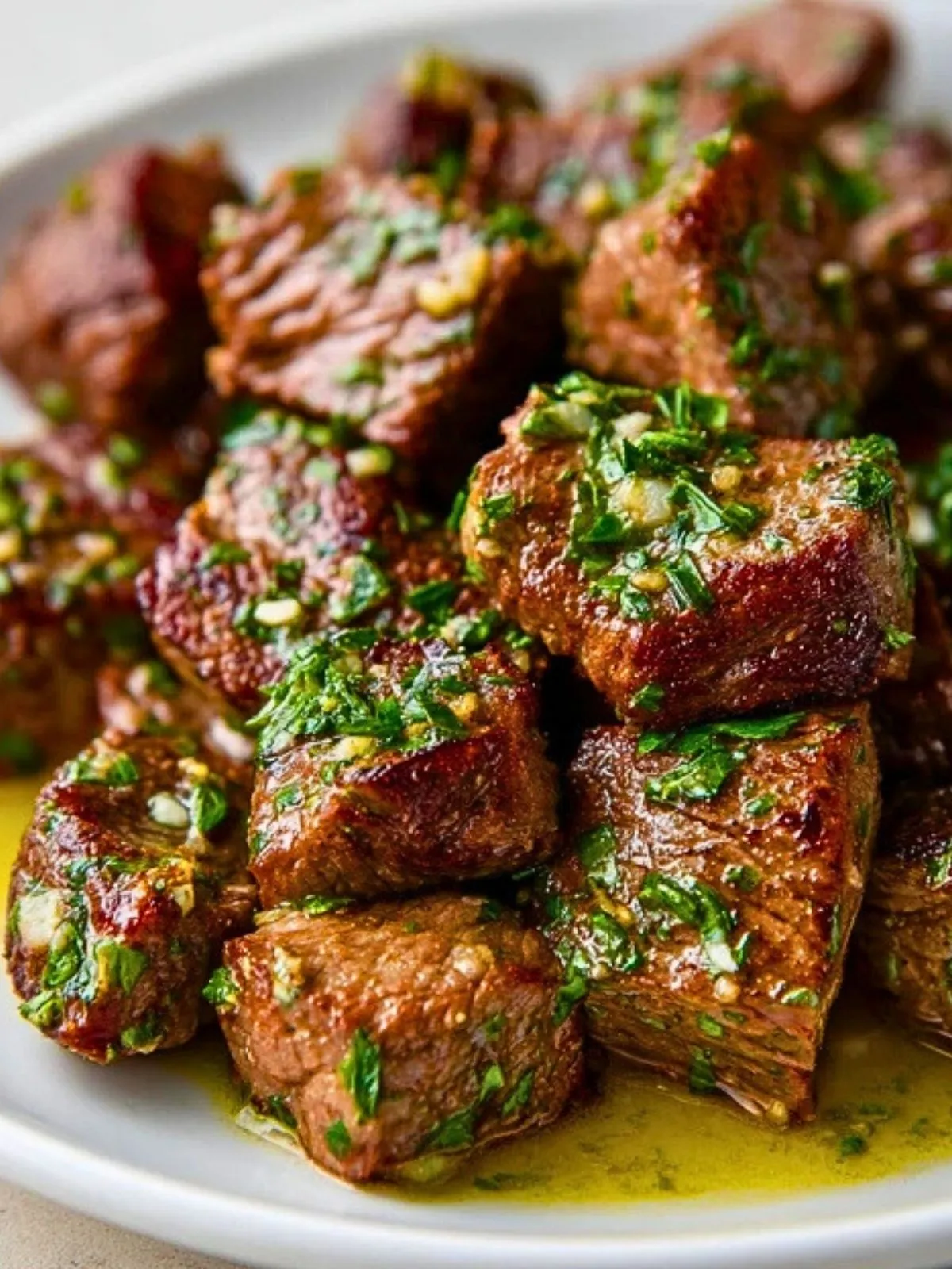 Bouchées De Steak Au Beurre À LAil (1)