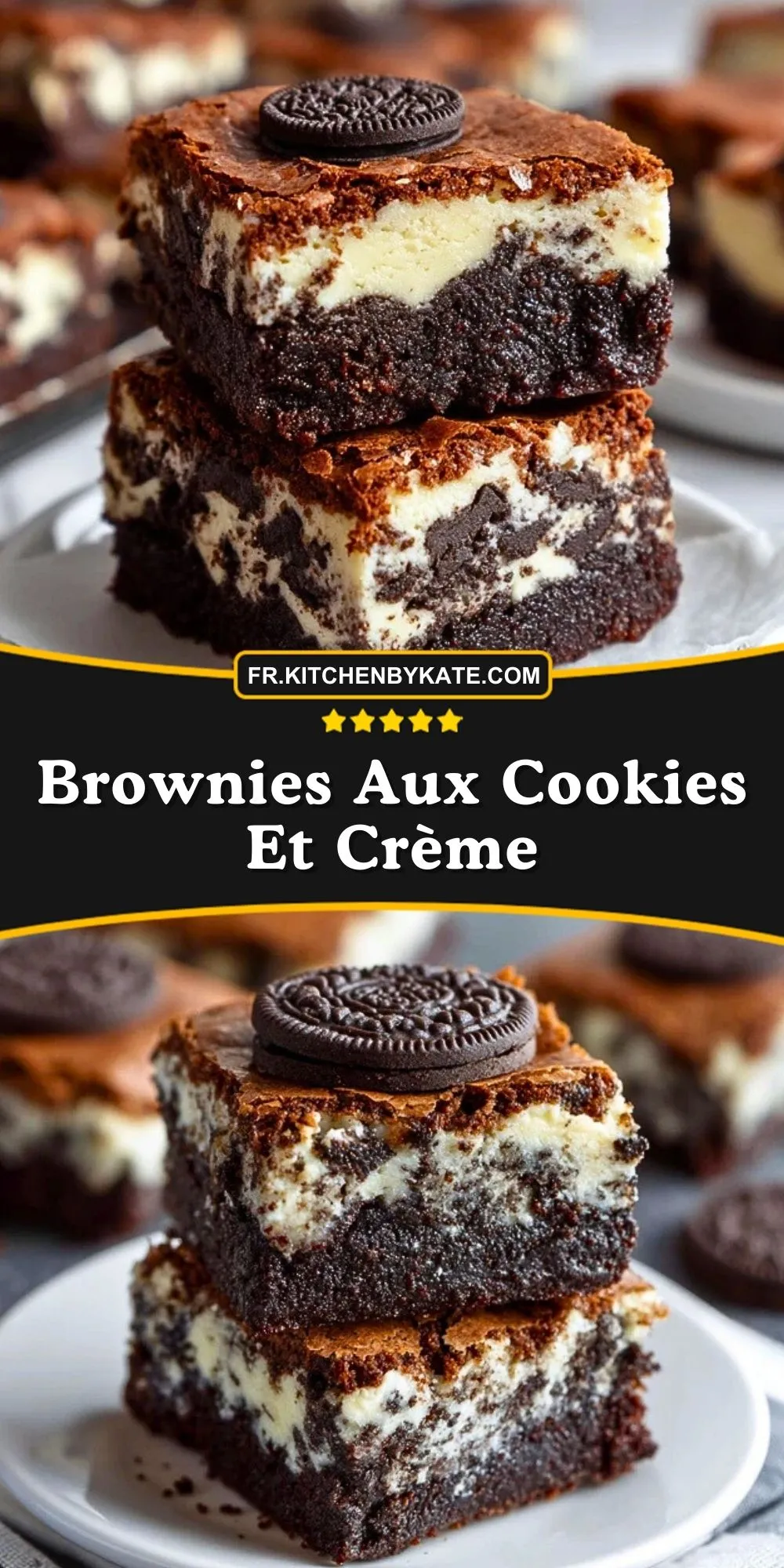 Brownies Aux Cookies Et Crème (2)