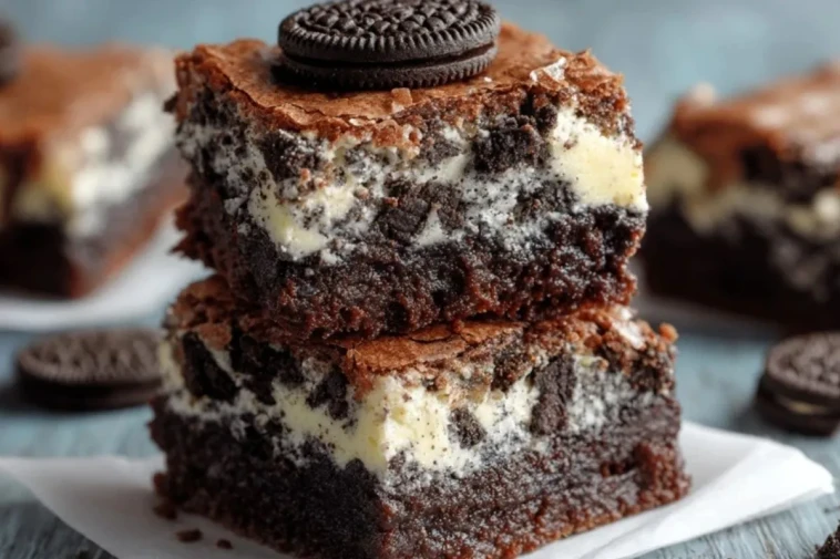 Brownies Aux Cookies Et Crème