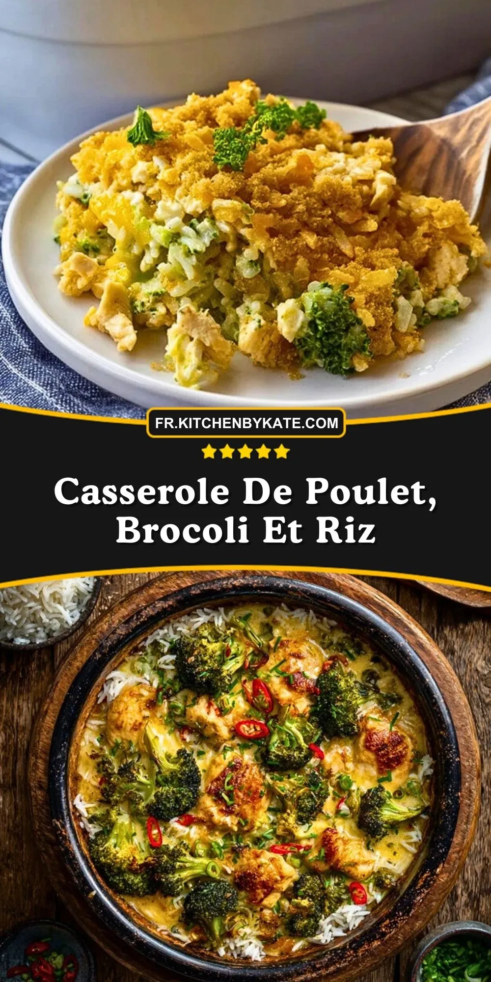 Casserole De Poulet, Brocoli Et Riz (2)