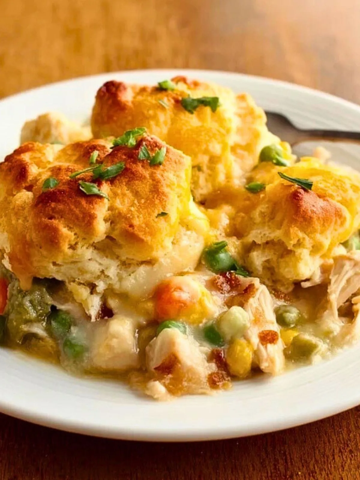 Casserole De Poulet Et Biscuits (1)