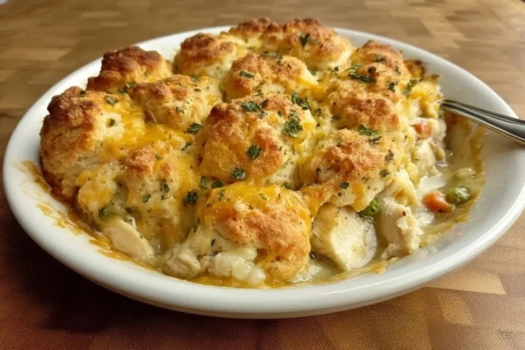 Casserole De Poulet Et Biscuits