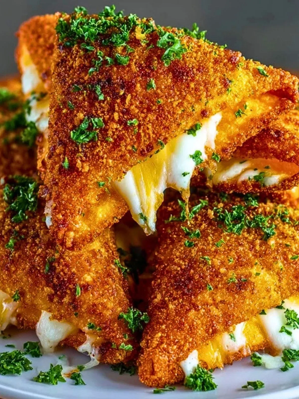 Chips De Maïs Farcies Au Fromage Frit (1)