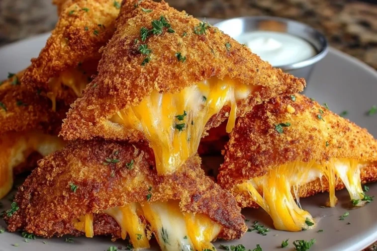 Chips De Maïs Farcies Au Fromage Frit