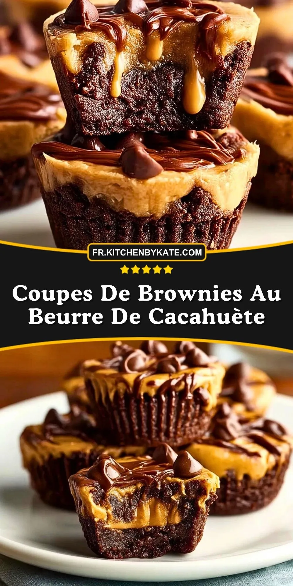 Coupes De Brownies Au Beurre De Cacahuète (2)
