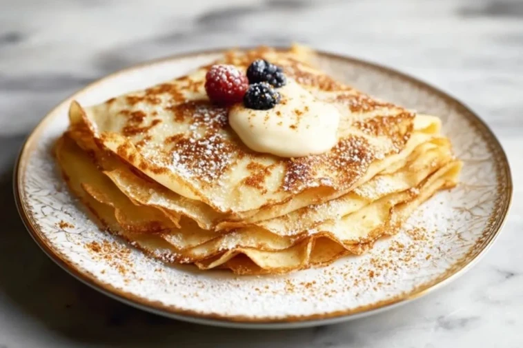 Crêpes À LAdvocaat