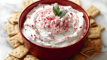 Dip à la Menthe Poivrée de Noël