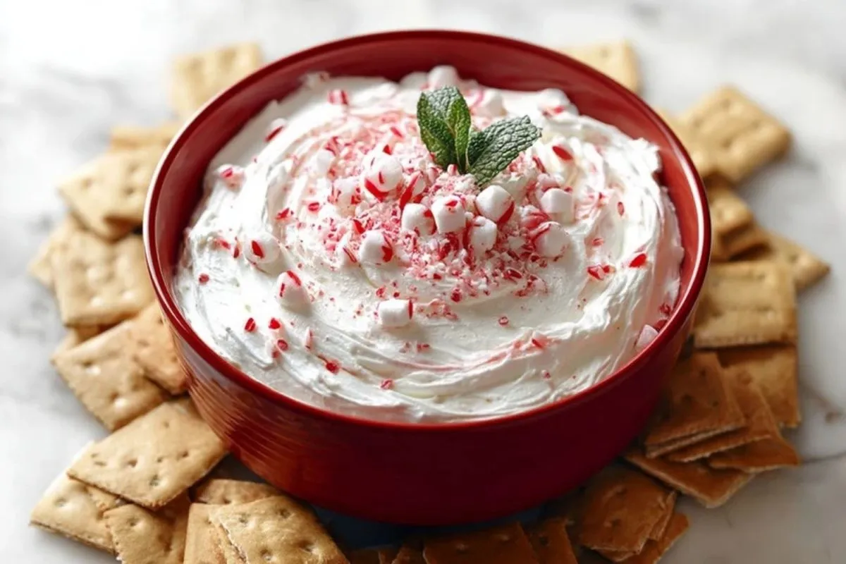 Dip à la Menthe Poivrée de Noël