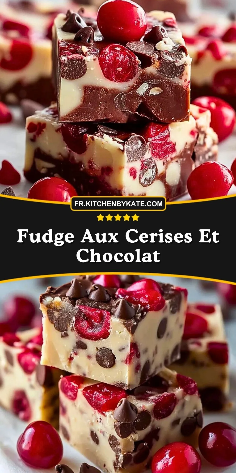 Fudge Aux Cerises Et Chocolat (2)