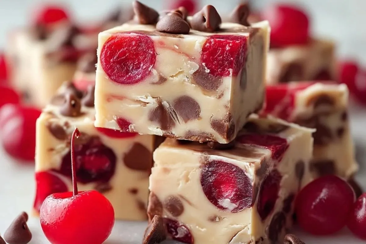 Fudge Aux Cerises Et Chocolat