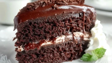 Gâteau Au Chocolat Avec De La Mayonnaise