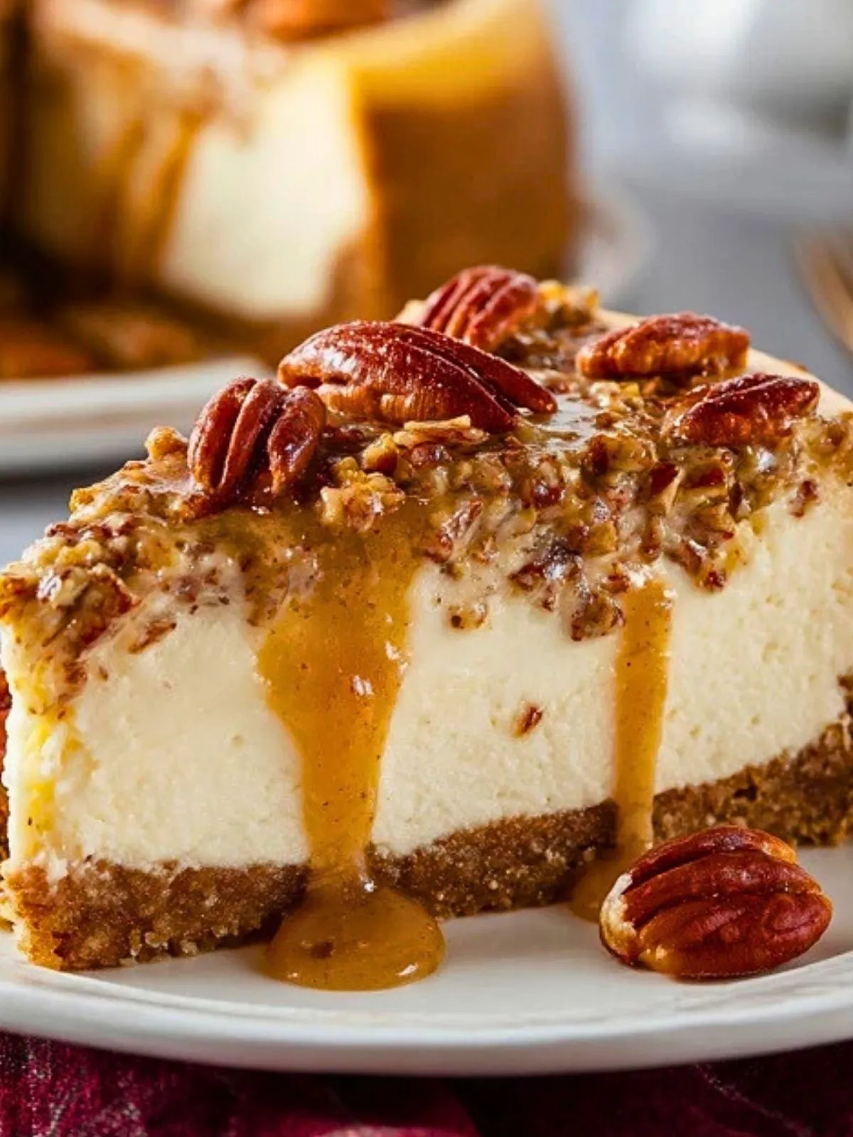 Gâteau Au Fromage Blanc Aux Noix De Pécan Et Beurre Noisette (1)