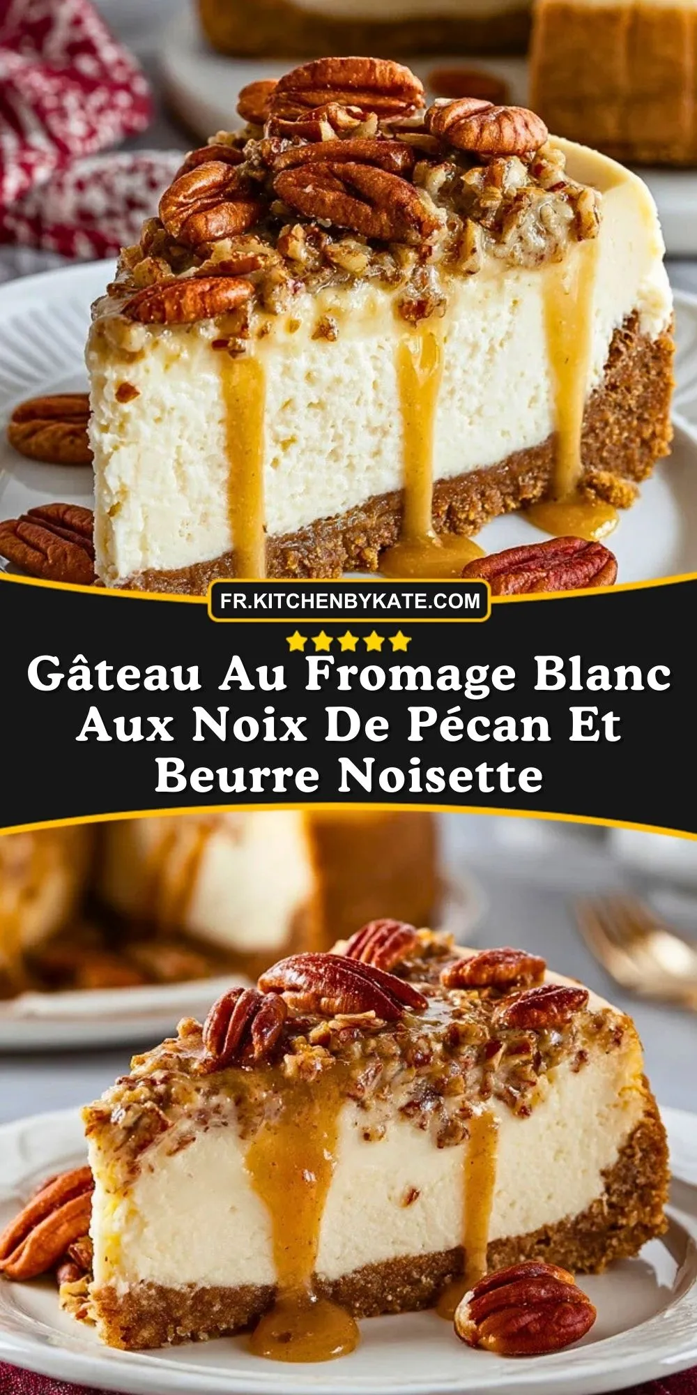 Gâteau Au Fromage Blanc Aux Noix De Pécan Et Beurre Noisette (2)