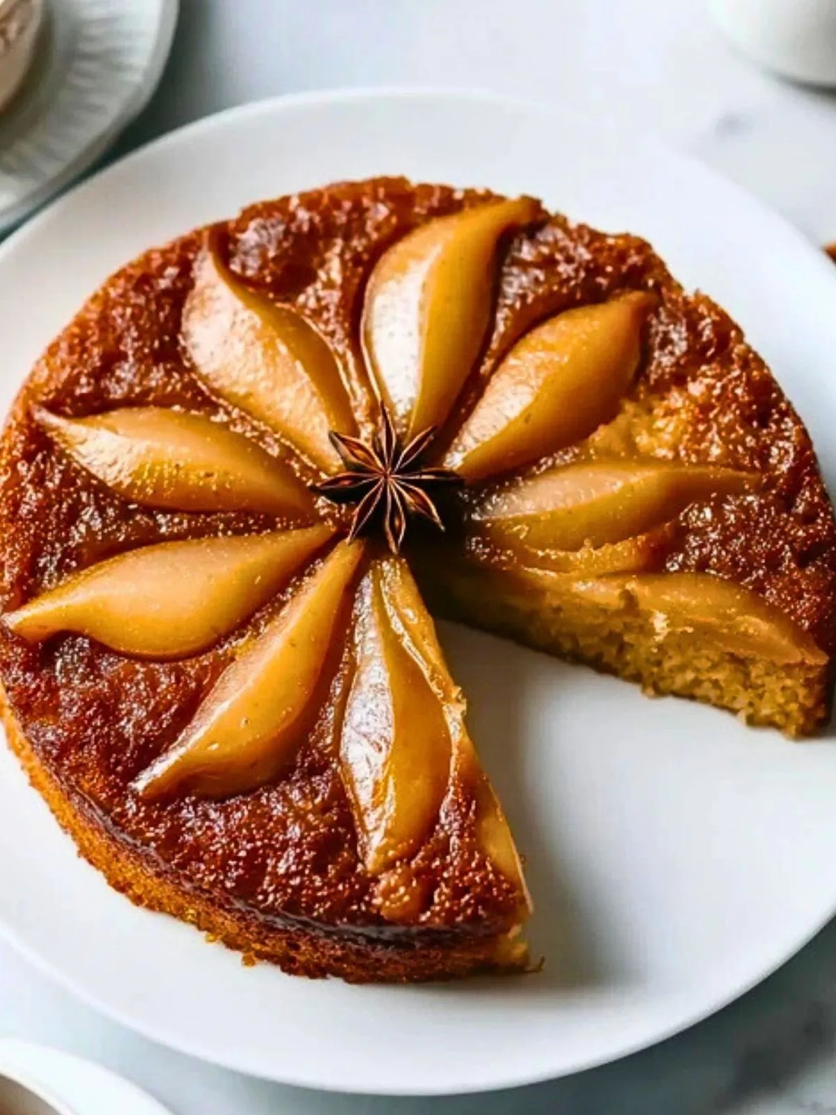 Gâteau Renversé Aux Poires Épicées (1)