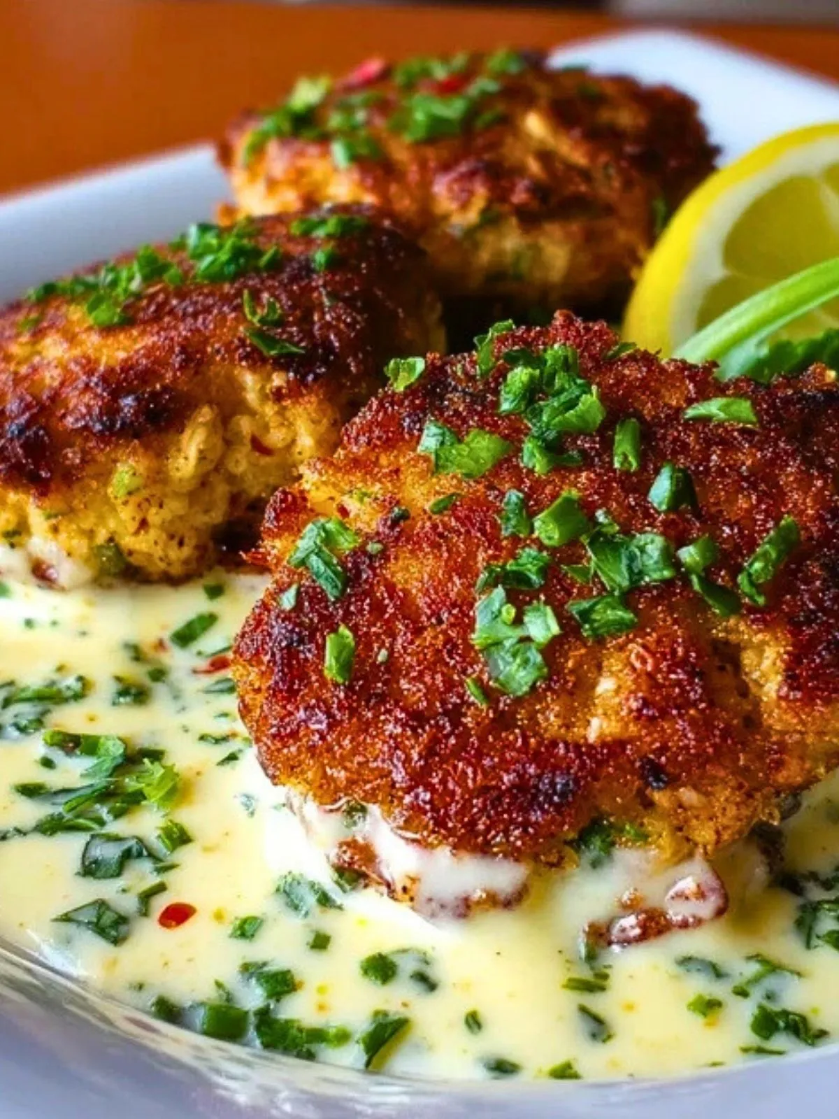 Gâteaux De Crevettes Avec Aïoli Au Citron (1)