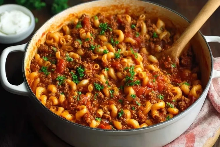 Goulash Réconfortant Au Bœuf Haché