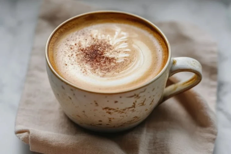 Latte Au Beurre Brun DÉrable Chaud